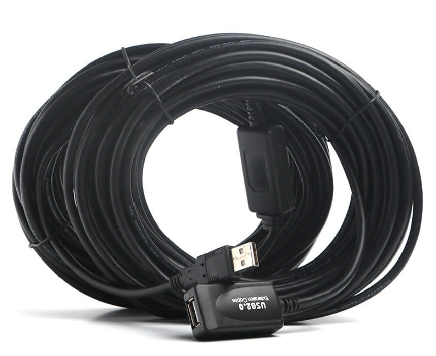 DARK USB2EXTL20A 20 Mt USB 2.0 USB Uzatma Kablosu Adaptörlü