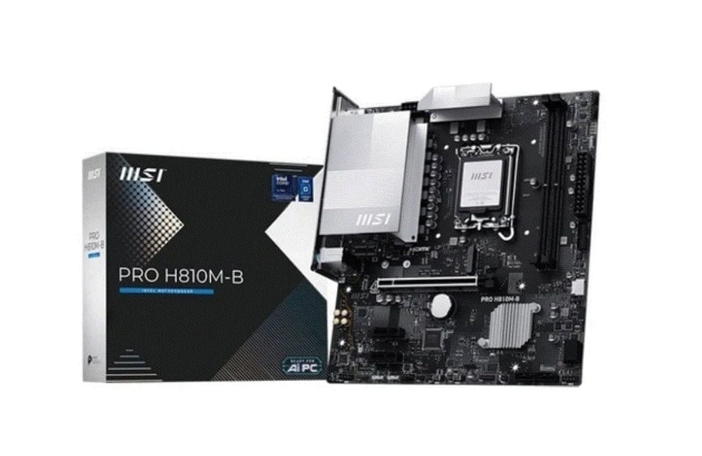 MSI PRO H810M-B H810 DDR5 (Vga Yok) GLan 2.5G mATX 1851p Anakart