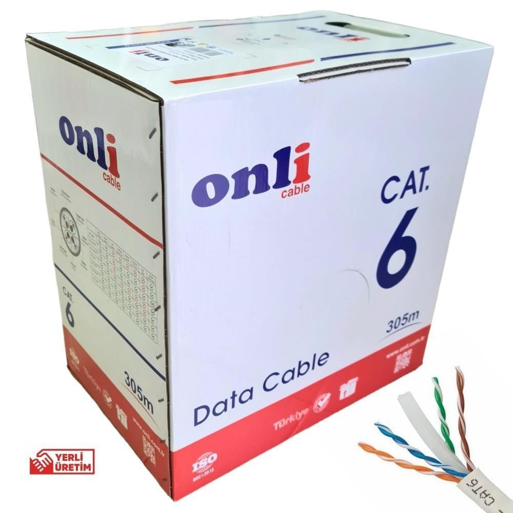 ONLİ CAT6 U/UTP 305 Metre 23awg Network Kablosu
