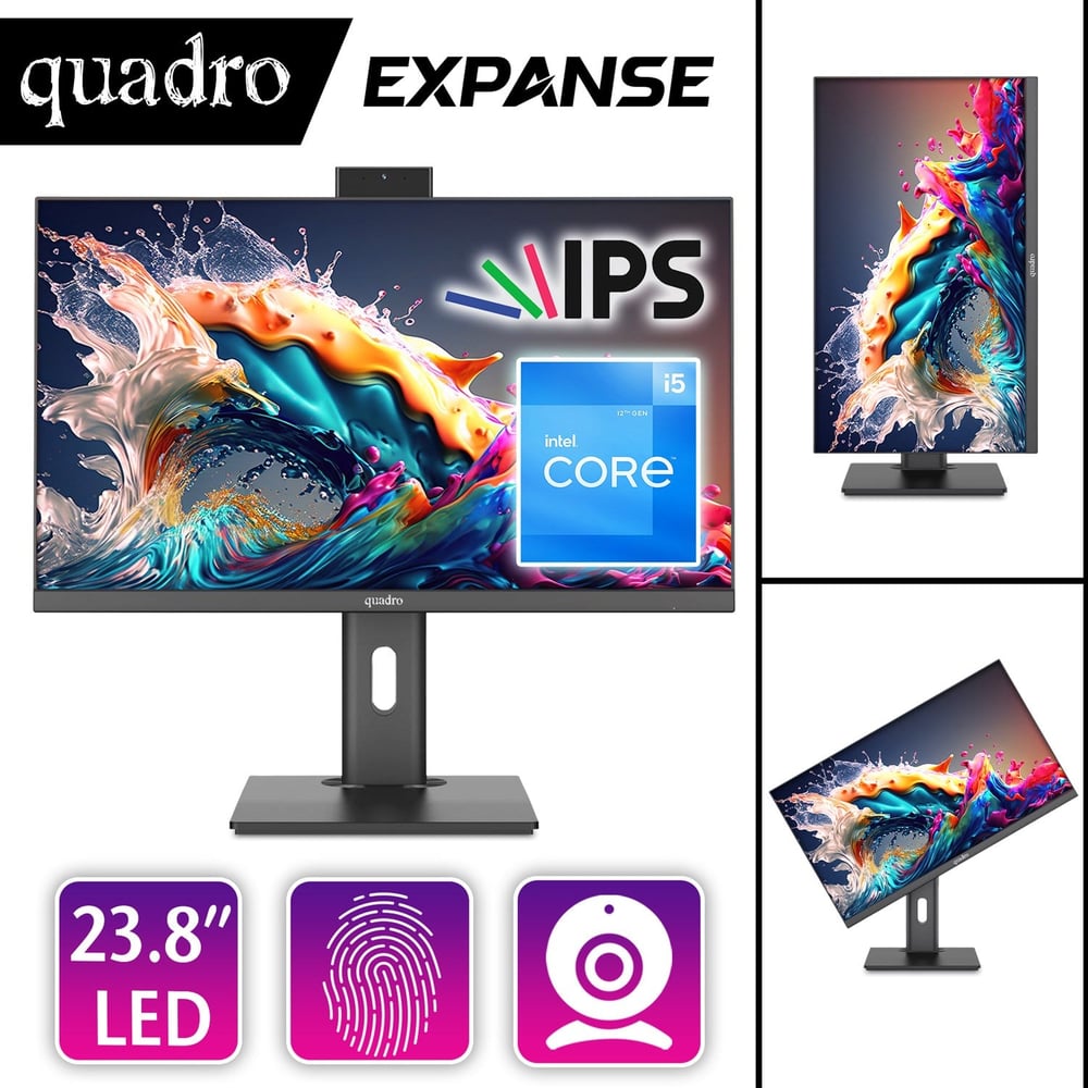 QUADRO EXPANSE AI B224 25165 i5-12450H 16GB 500GB SSD 23.8