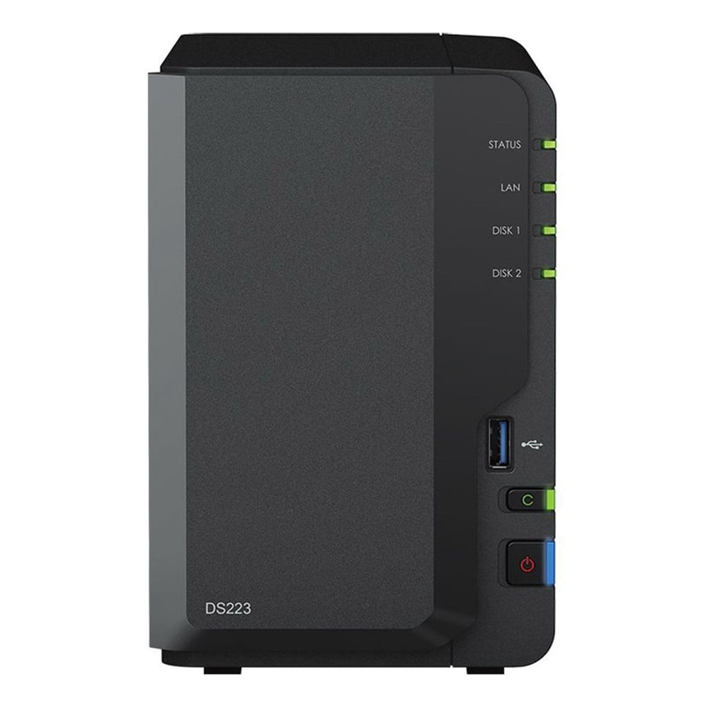 SYNOLOGY DiskStation DS223 512MB 2 X 3,5 SATA Destegi RAID(1-0-5-6-10) NAS Server