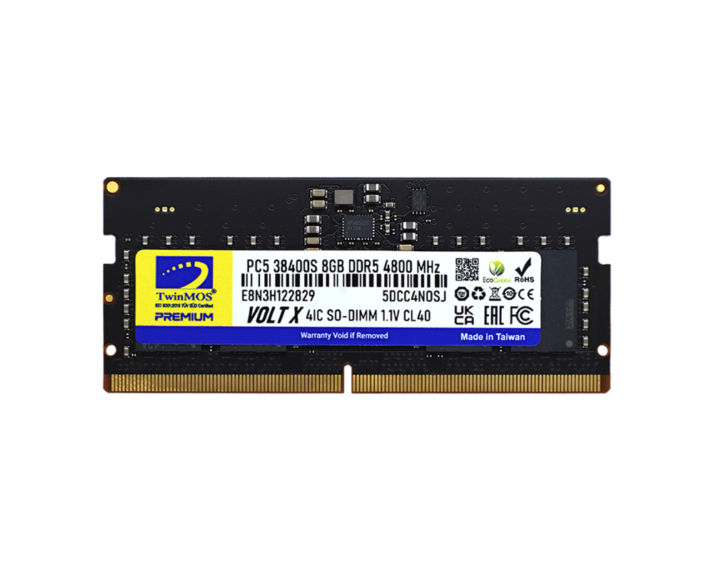 TWINMOS TMD58GB4800S40 8GB DDR5 4800Mhz Notebook Bellek