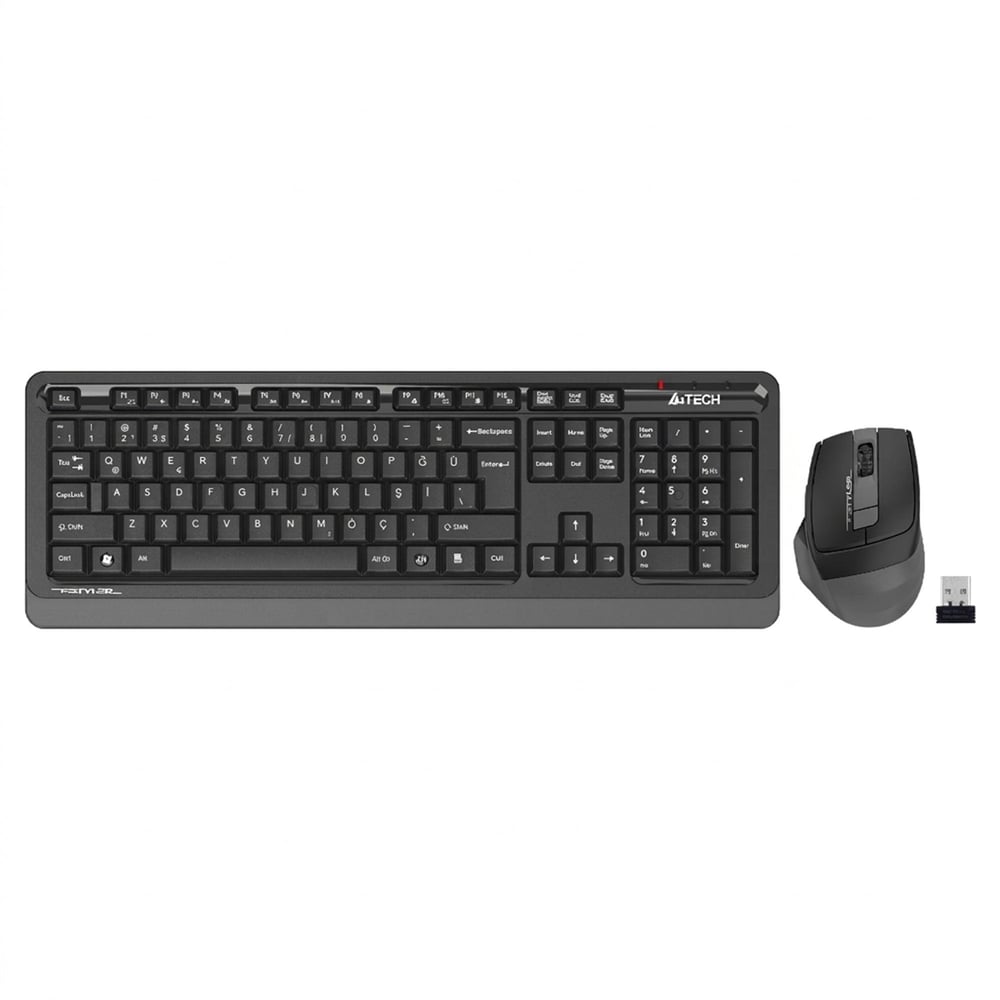 A4 TECH FG1035 Q Türkçe Kablosuz Gri 2000dpi Klavye+ Mouse