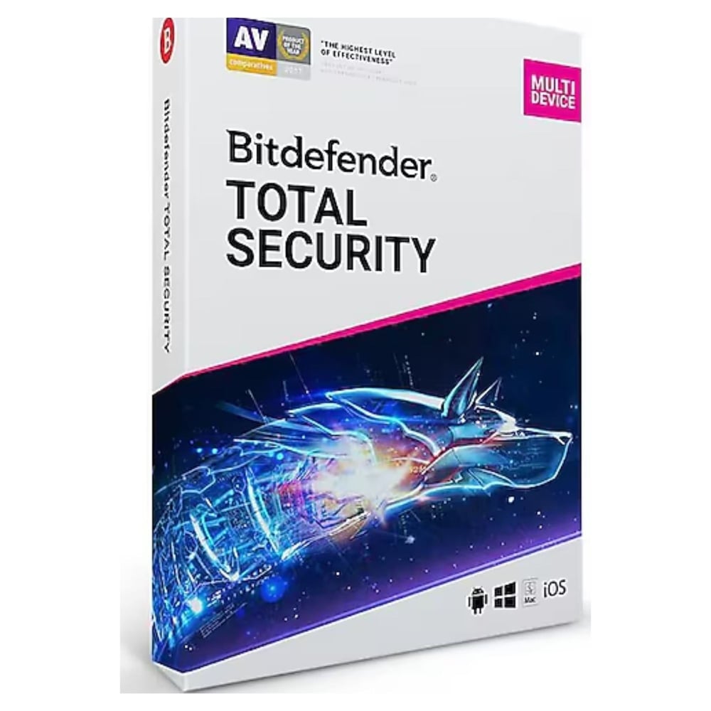 Bitdefender Total Security 5kull. 1yil Kutu
