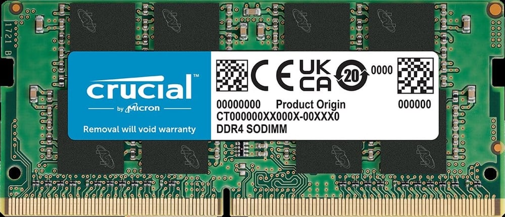 CRUCIAL CP16G4FRA32A,M8FF 16GB (Tek Parça) DDR4 3200Mhz (Kutusuz) PC Bellek