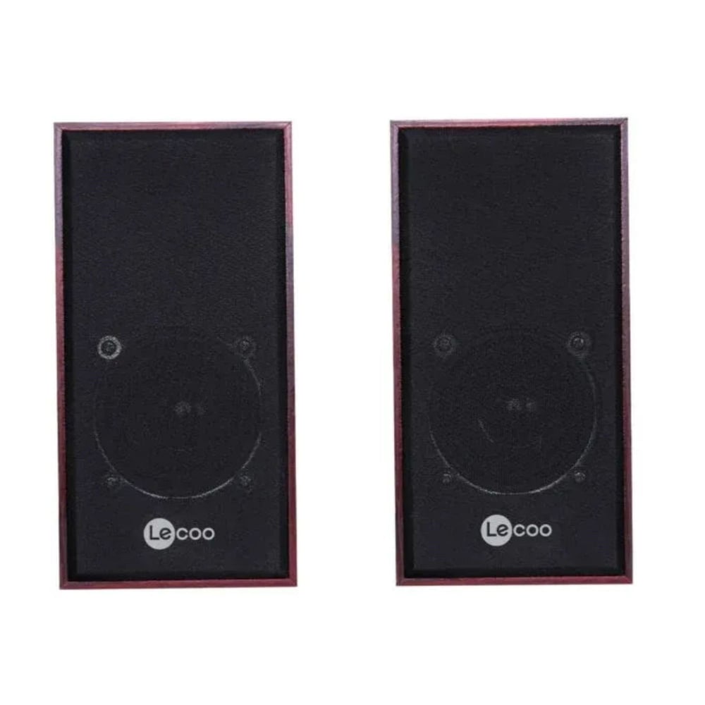 Lecoo DS105 Klasik Kırmızı Ahşap Hoparlör
