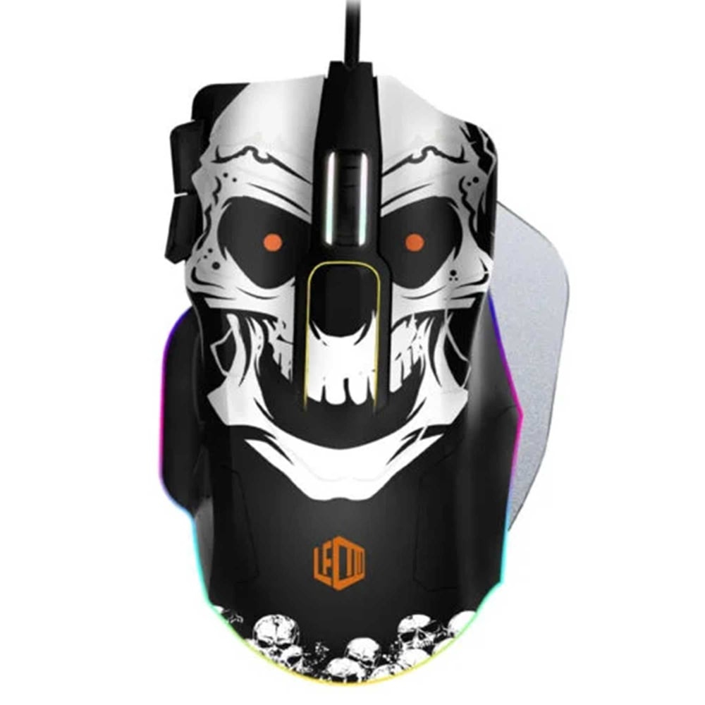 Lenovo Lecoo MG1102 RGB Makrolu Ergonomik Optik Kablolu Oyuncu Mouse