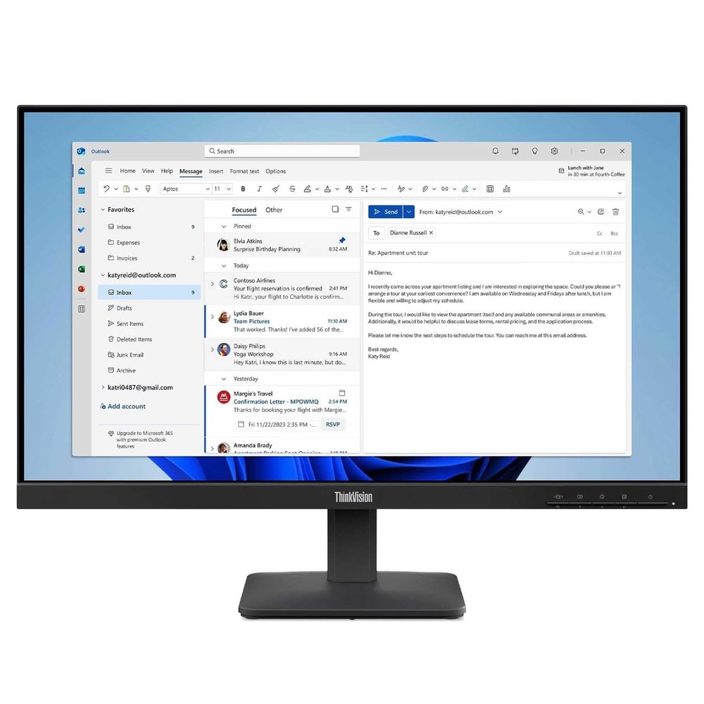 Lenovo S24-4e 64b5kat1tk 23.8'' 100hz 4ms FullHD Monitör