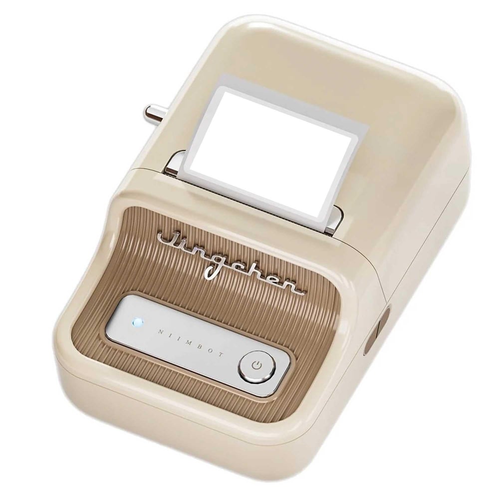 Niimbot B21 Bluetooth Taşınabilir Termal Etiket Yazıcı-Krem