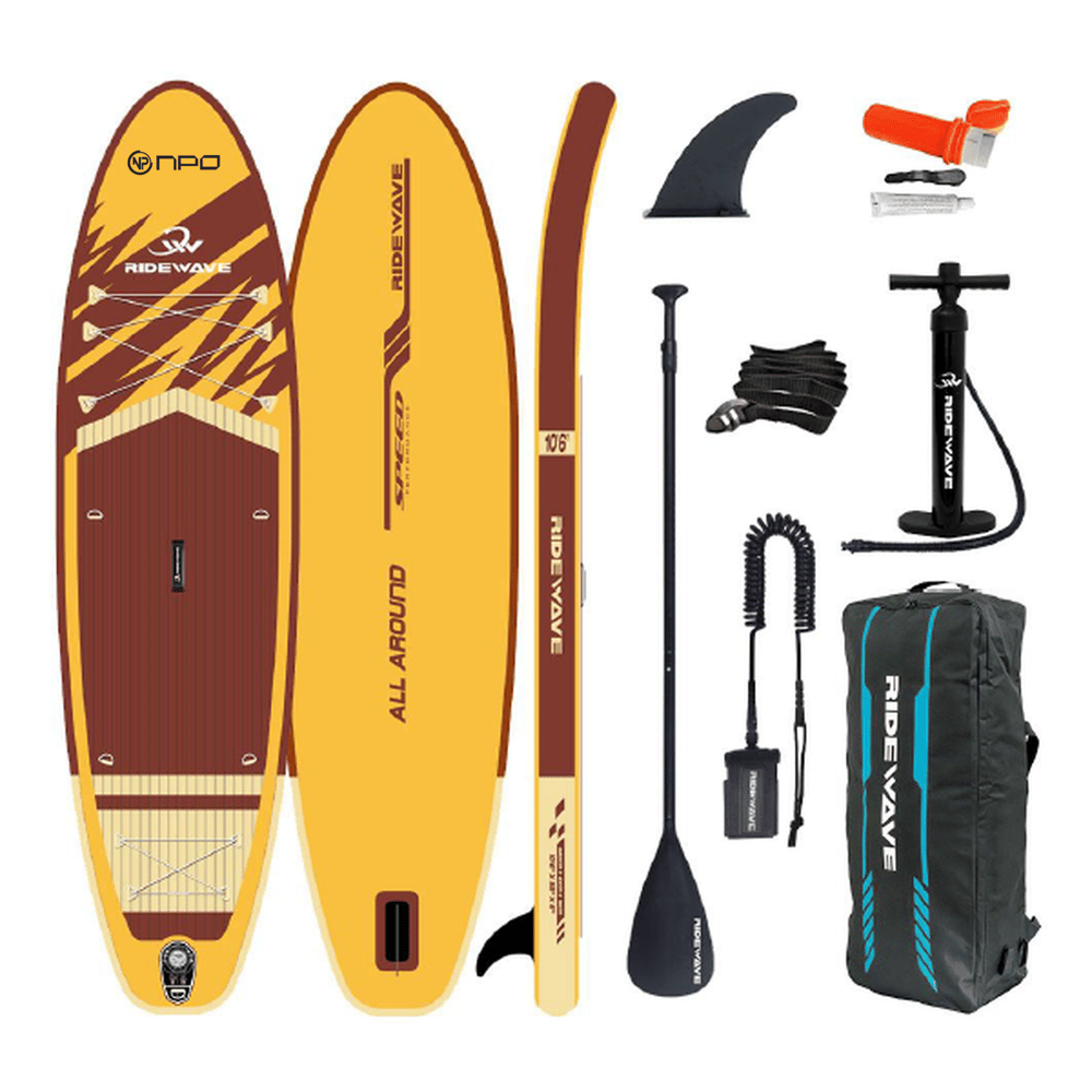 NPO Ridewave 320x81x15cm Şişme SUP Paddle Board 196kg Kürek Pompa Çanta  Set