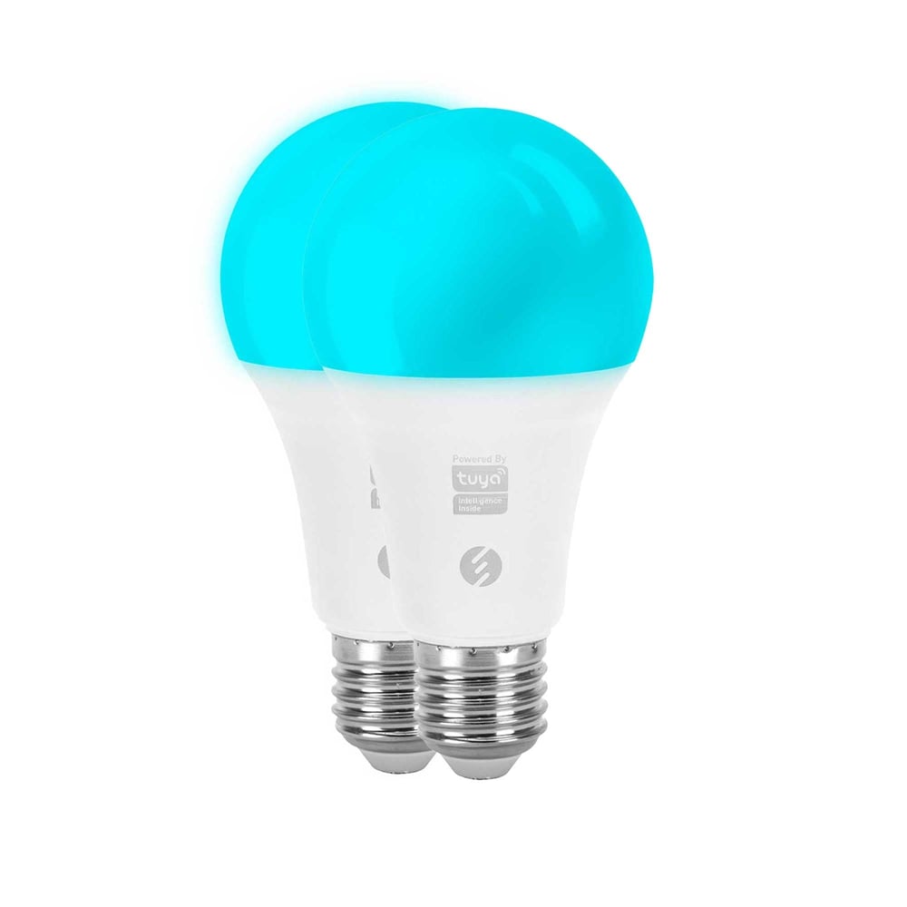 S-Link Swapp SL-RGB12-2 Smart/Akıllı RGB 12W 50Hz 1000lm Wifi TUYA Destekli  Lamba/Ampul-2 Adet