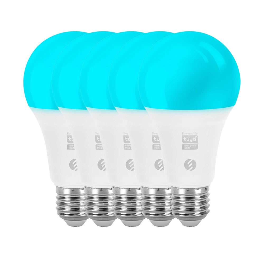 S-Link Swapp SL-RGB12-5 Smart/Akıllı RGB 12W 50Hz 1000lm Wifi TUYA Destekli  Lamba/Ampul-5 Adet