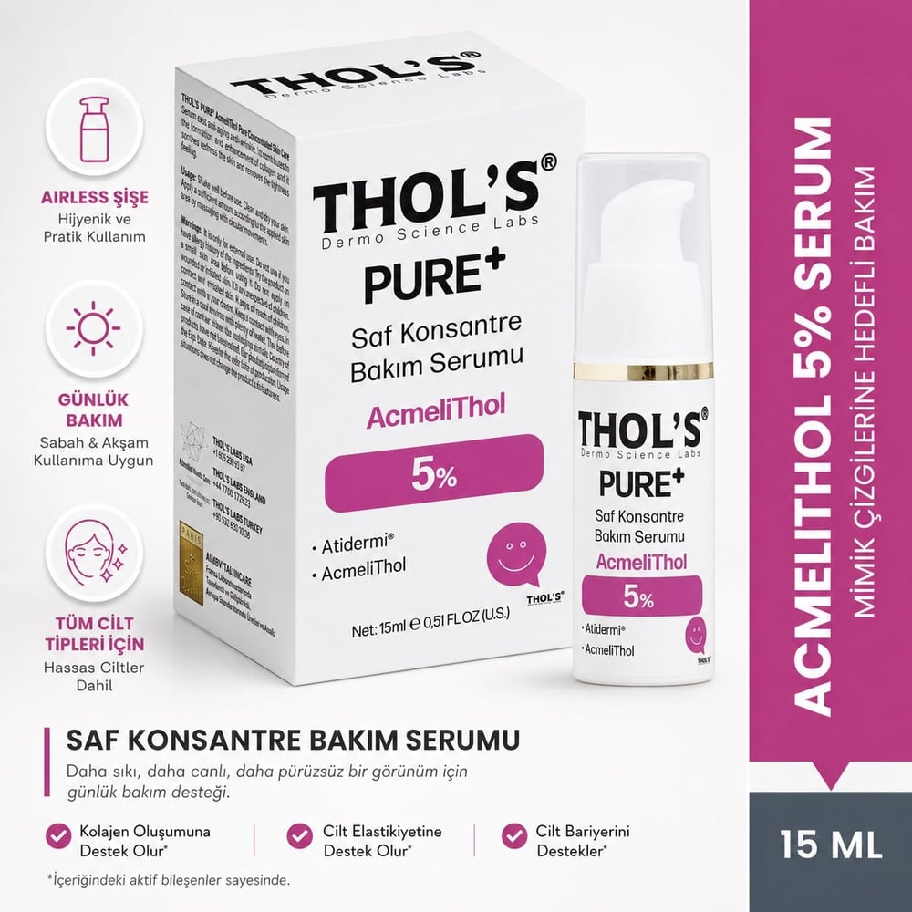 THOLS TB76 THOL'S PURE+ ACMELITHOL 5% (TB76) SERUM - 15 ML