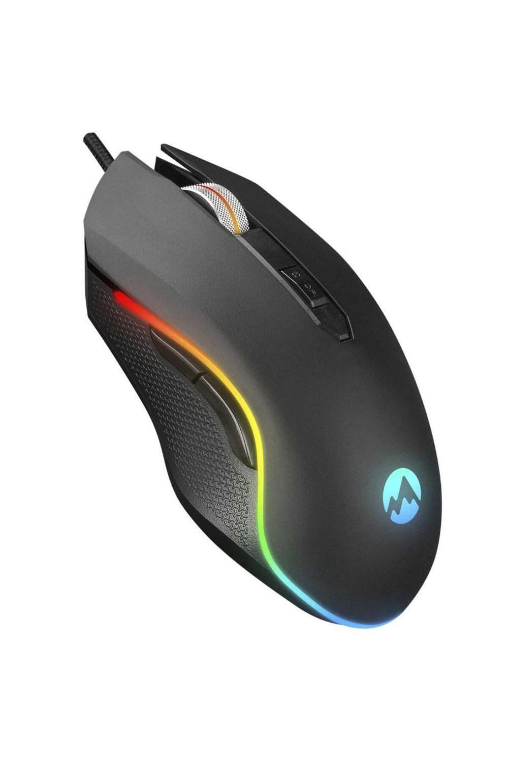 TITANIO Usb Gümüş 7200dpi RGB Ledli Gaming Oyuncu Mouse (SM-F09)
