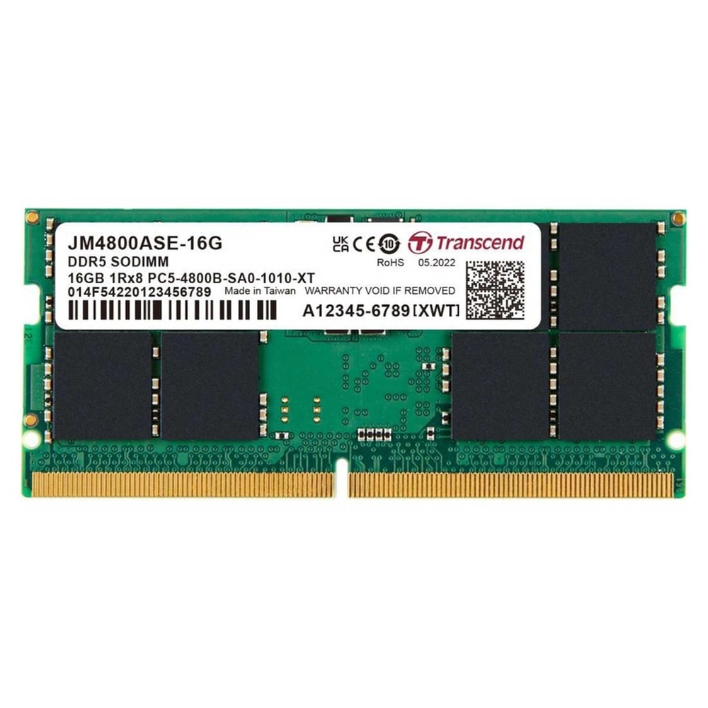 Transcend JM4800ASE-16G 16GB DDR5 4800 CL40 Notebook Ram