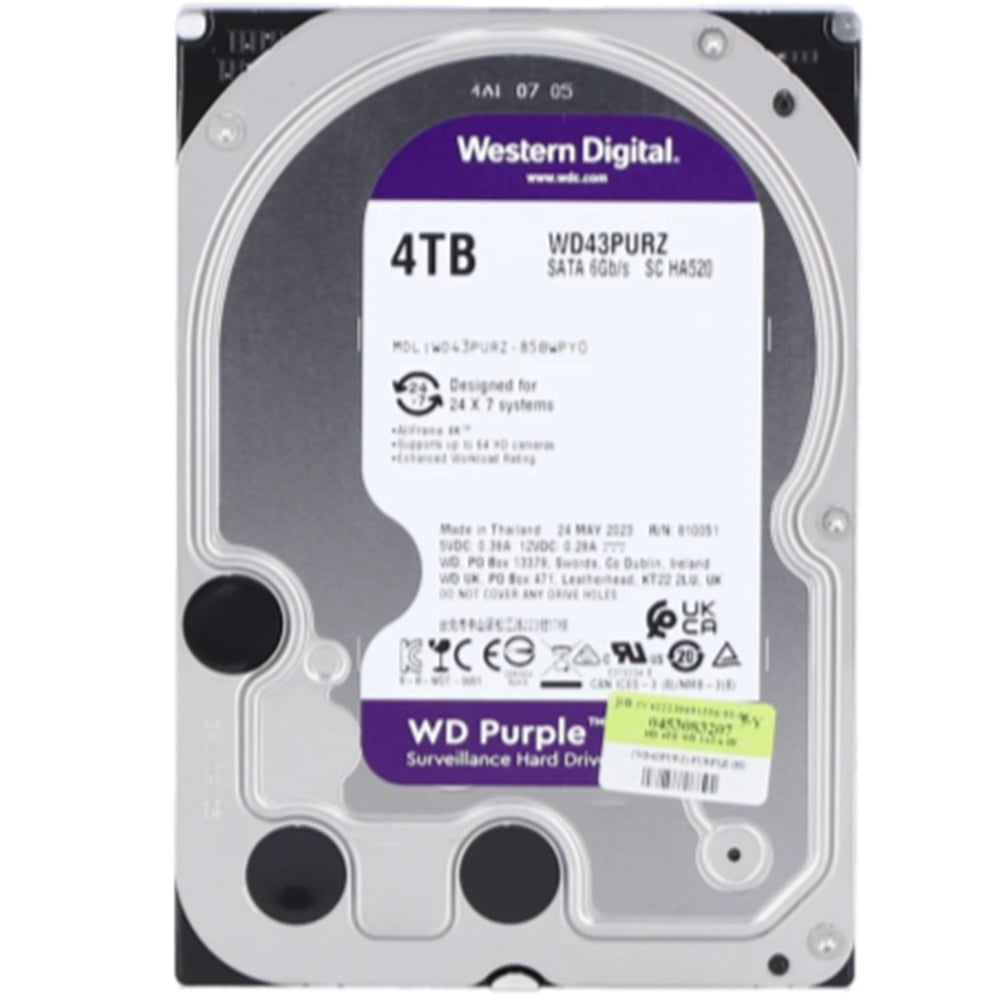 WESTERN DIGITAL WD43PURZ PURPLE 3.5