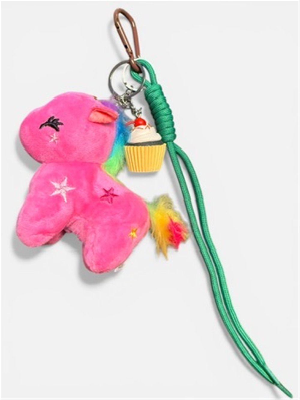 Pembe Unicorn Charm | Telefon ve Çanta Süsü, Sevimli Anahtarlık Aksesuarı