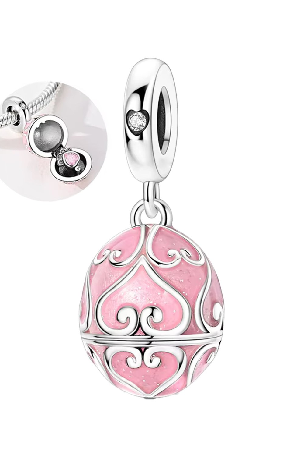 Açılabilir Sürpriz Yumurta Sallantılı Charm