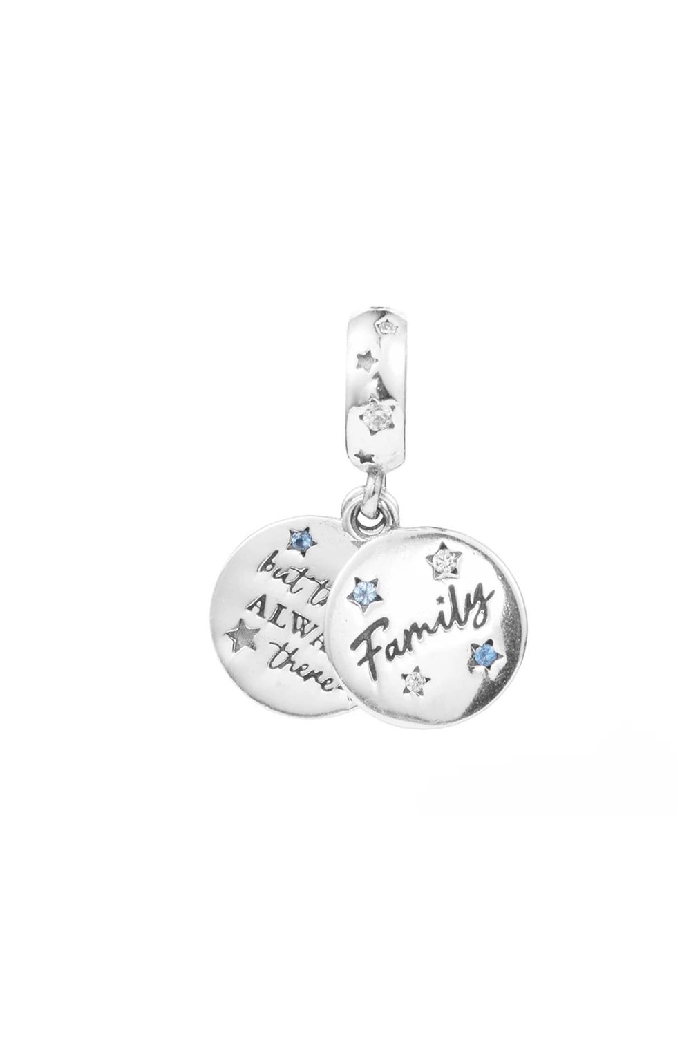 Aile Sevgisi Çift Sallantılı Charm
