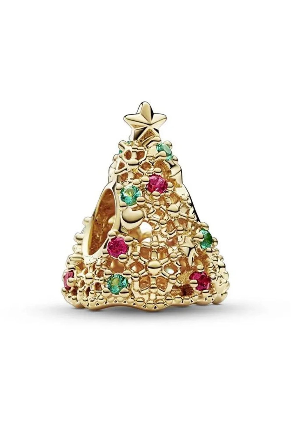Altın Renk Noel Ağacı Charm