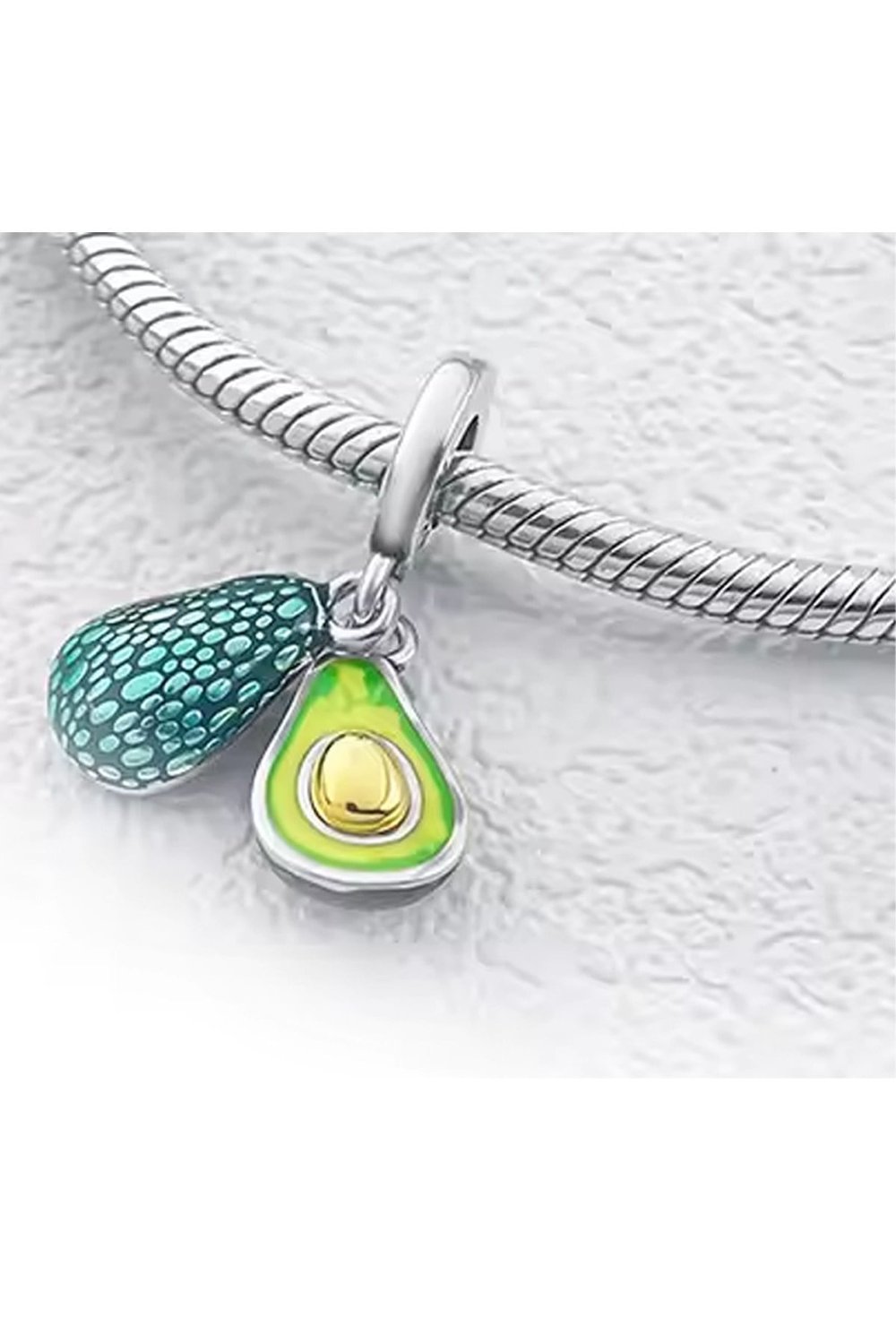 Avokado Çift Sallantılı Charm