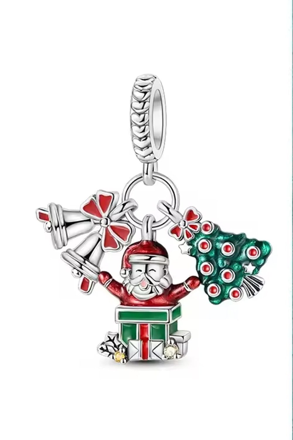 Çan , Noel Baba ve Yılbaşı Ağacı Sallantılı Charm