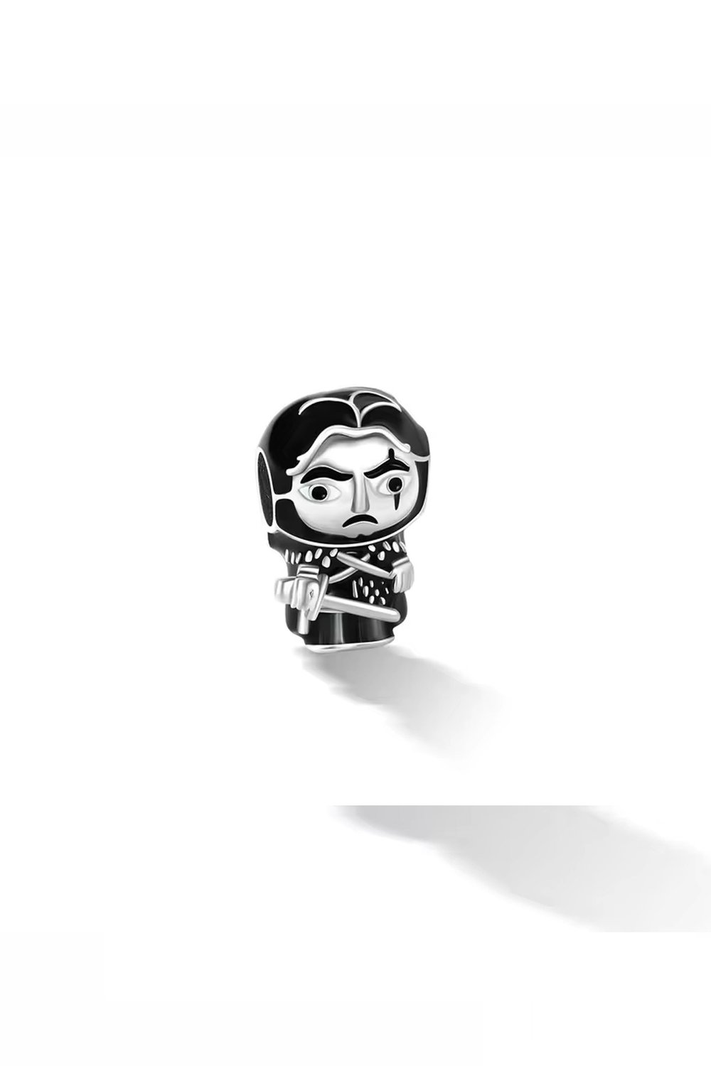 Game of Thrnes Jon Snow Gümüş Charm