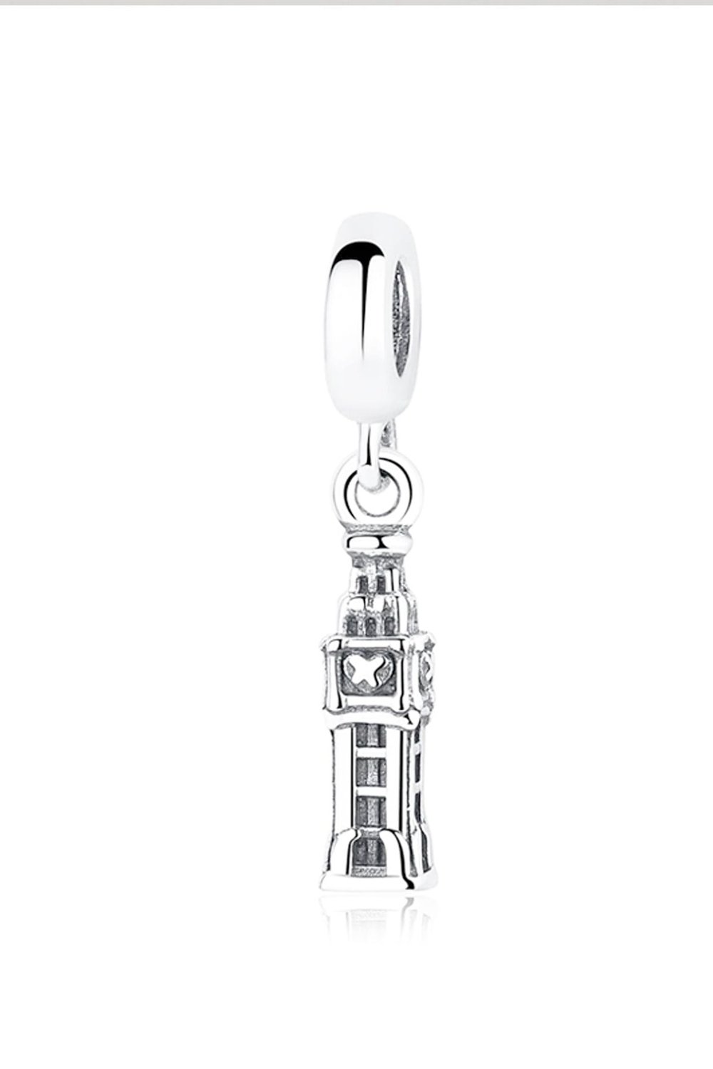 Gümüş Renk Big Ben Sallantılı Charm