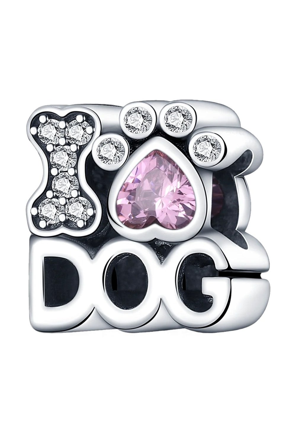 I love Dog Yazılı Charm