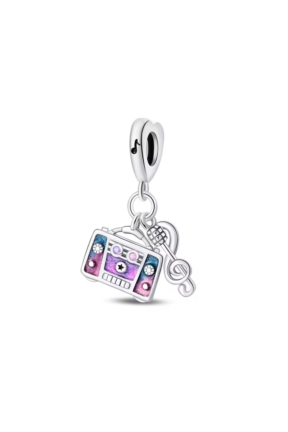 Kaset Çalar ve Sol Anahtarı Sallantılı Charm