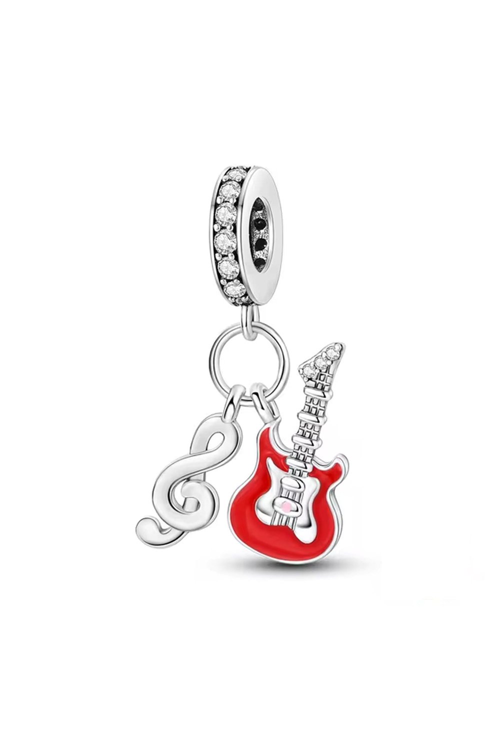 Sol Anahtarı ve Gitar Sallantılı Charm