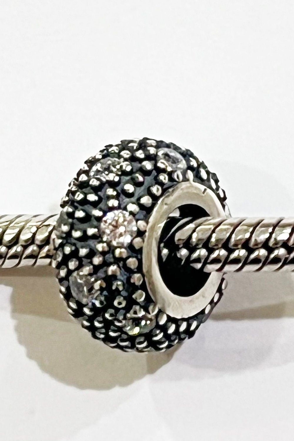 Yerli Üretim Taşlı Halka Charm