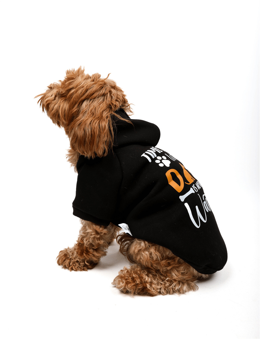 Black Dogs Kapüşonlu Sweatshirt Siyah