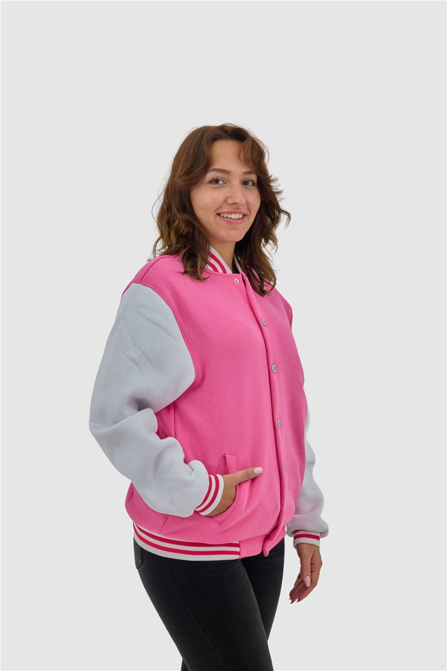 Paris  Kolej Ceket Yetişkin Pembe
