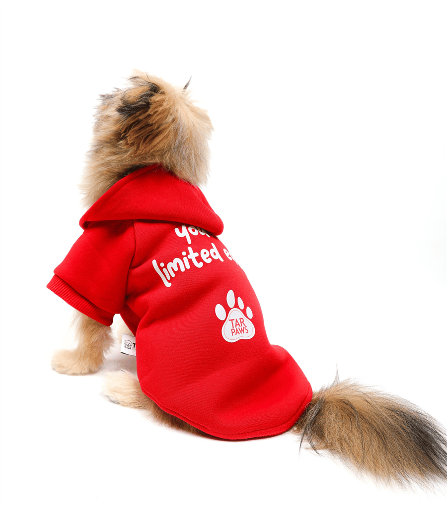 Red Limited Kapüşonlu Sweatshirt Kırmızı