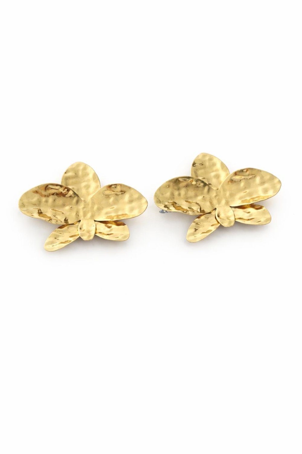 Golden Bloom Çelik 14 K 7 cm Kadın Küpe