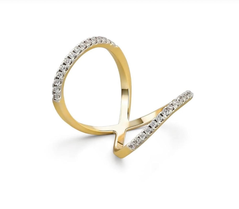 İnfinity Shine Zirkon Taşlı 14kk Çelik Kadın Yüzük