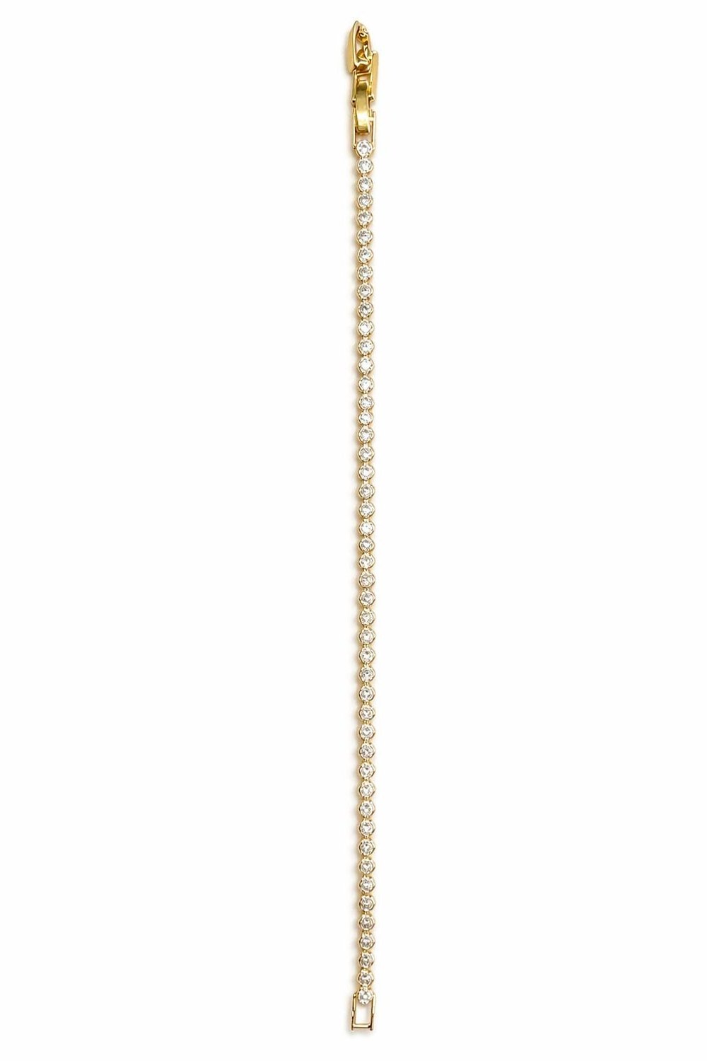 Luna Shine Suyolu 3mm Zirkon Taş 14 KK Çelik Kadın Bileklik