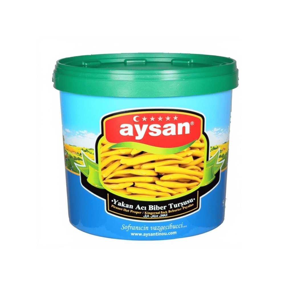 AYSAN YAKAN BİBER TURŞU 13 KG KOVA SÜZME 5 KG - AYSAN - EDT0128 - EDT İstanbul