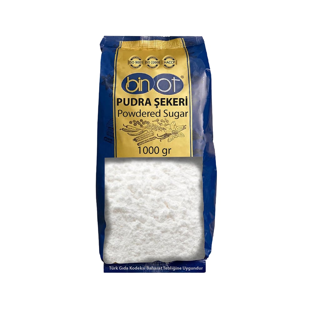 BİNOT PUDRA ŞEKERİ 1 KG - BİNOT - EDT1169 - EDT İstanbul