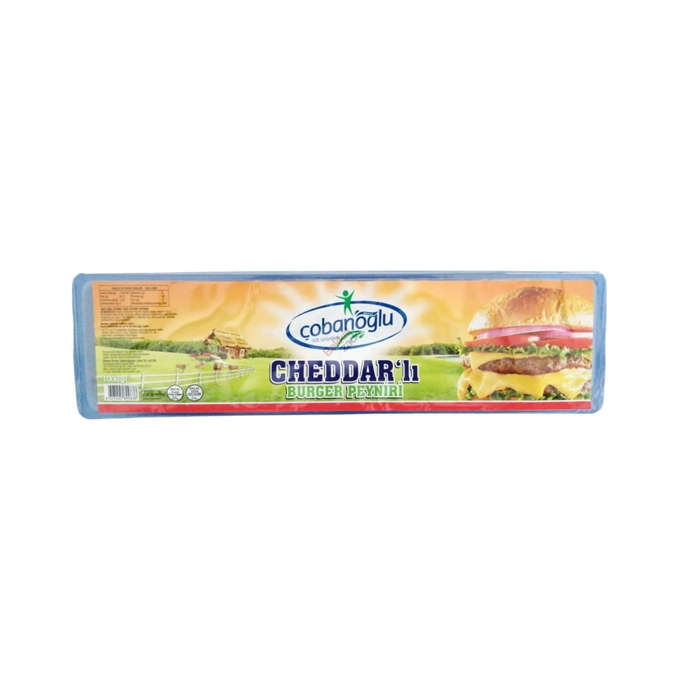 ÇOBANOĞLU CHEDDAR PEYNİRİ 1000 GR DİLİMLİ*6 - ÇOBANOĞLU - EDT2976 - EDT İstanbul