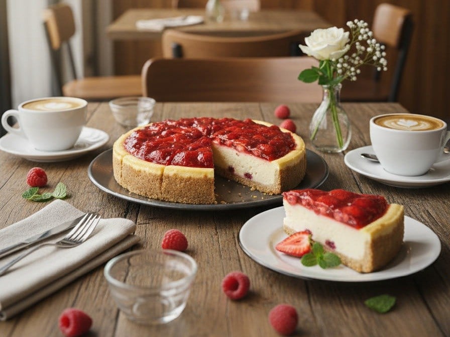 Donuk Rella Cake Kırmızı Meyveli Cheesecake 2000 g - 12 Dilim - EDTİstanbul - EDT100102 - EDT İstanbul