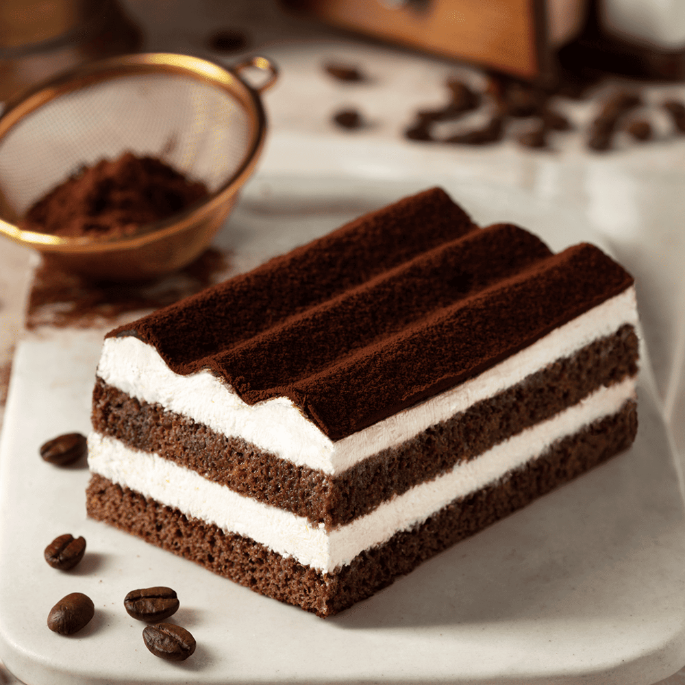 Donuk Rella Cake Tiramisu Kare Pasta 1500 g - 12 Dilim - EDTİstanbul - EDT100129 - EDT İstanbul