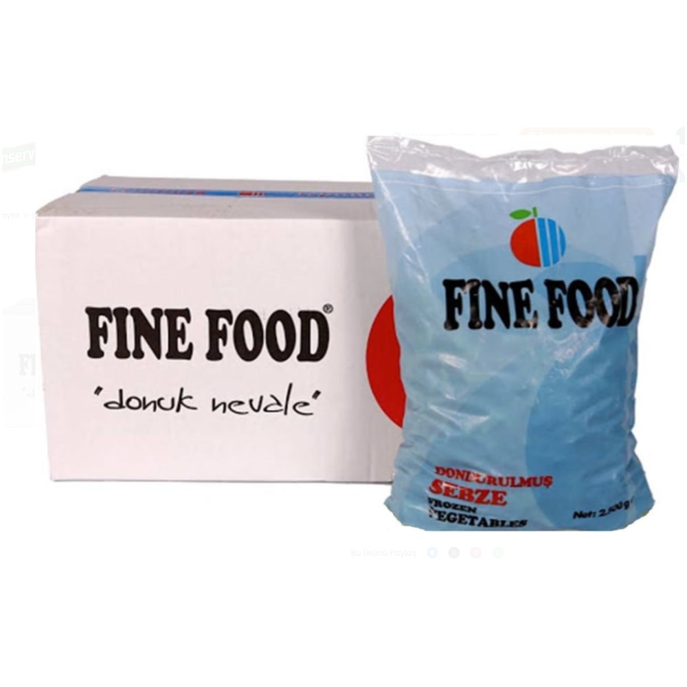 FİNE FOOD DONUK FASULYE ORBİT 2,5 KG*6 - FİNE FOOD - EDT0712 - EDT İstanbul