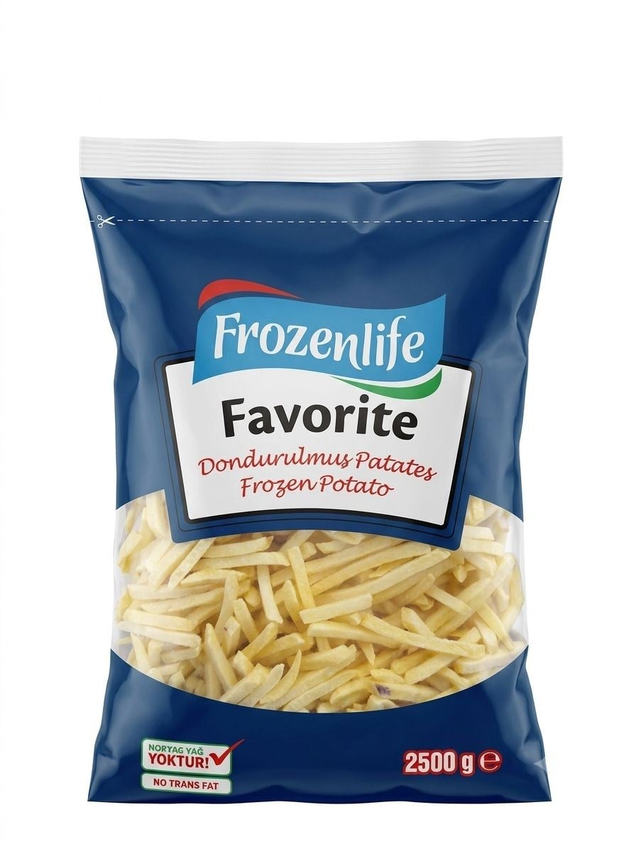 FROZENLİFE FAVORITE PATATES 7*7 (2,5 KG ) - FROZENLİFE - EDT4462 - EDT İstanbul