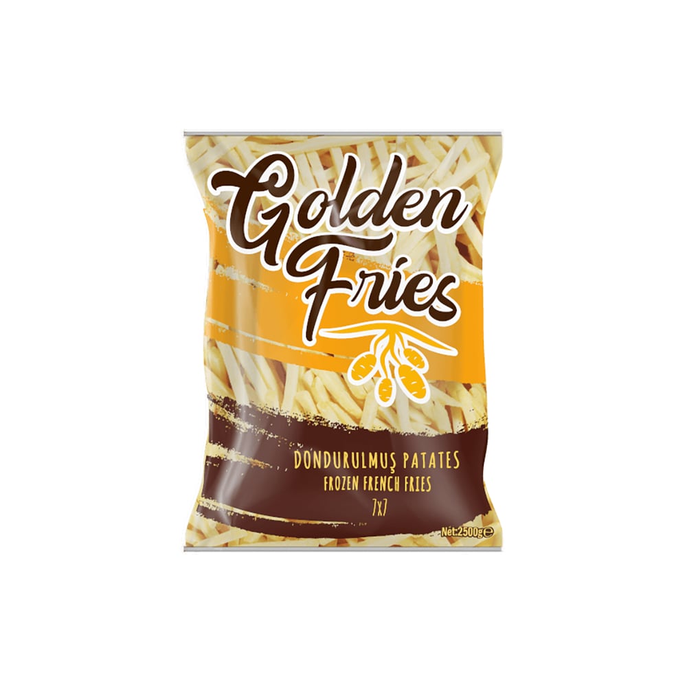 GOLDEN FRIES DONUK PATATES 7*7 (2,5*5) 12,50 KG - GOLDEN FRIES - EDT3409 - EDT İstanbul