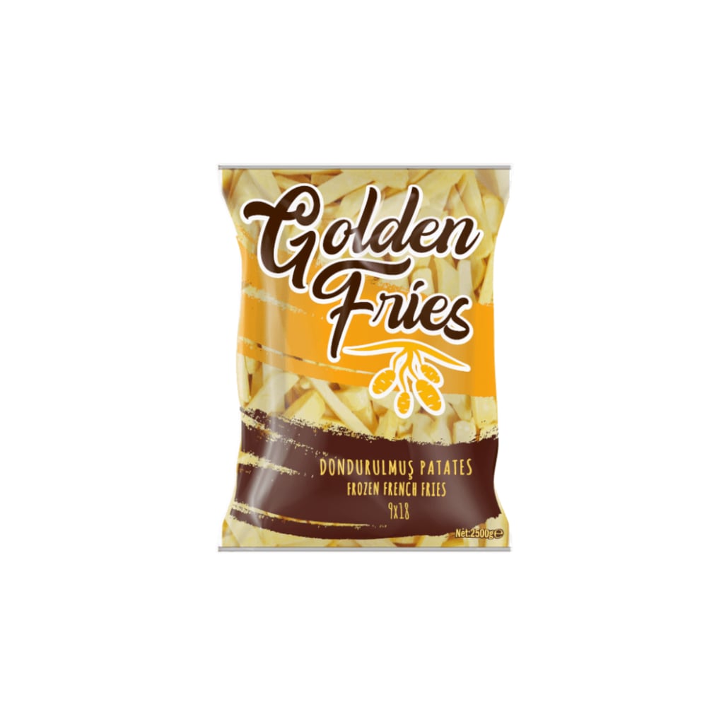 GOLDEN FRIES DONUK PATATES 9*18 (2,5*5) 12,50 KG - GOLDEN FRIES - EDT3424 - EDT İstanbul