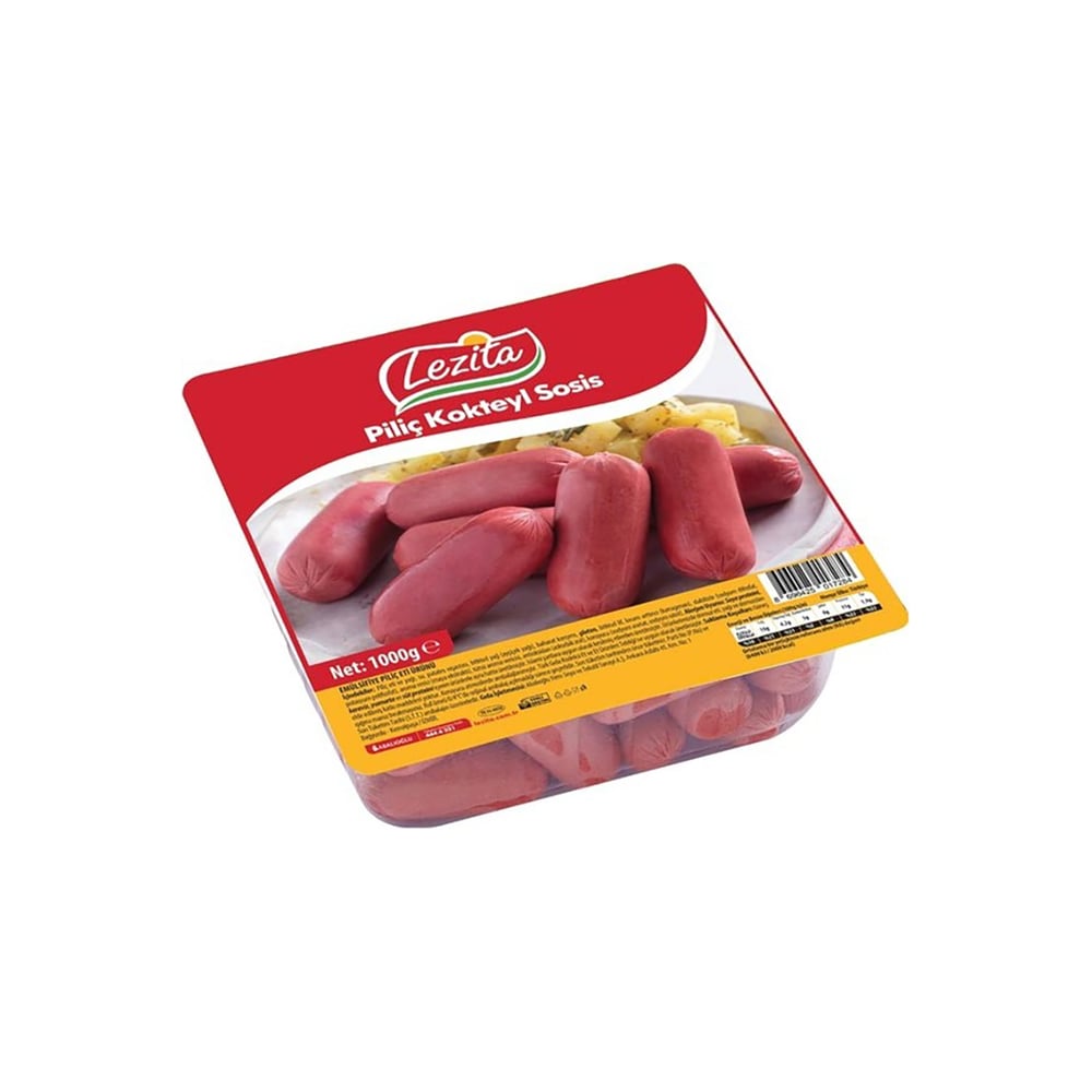 LEZİTA PİLİÇ KOKTEYL SOSİS 1 KG*6 - LEZİTA - EDT3811 - EDT İstanbul