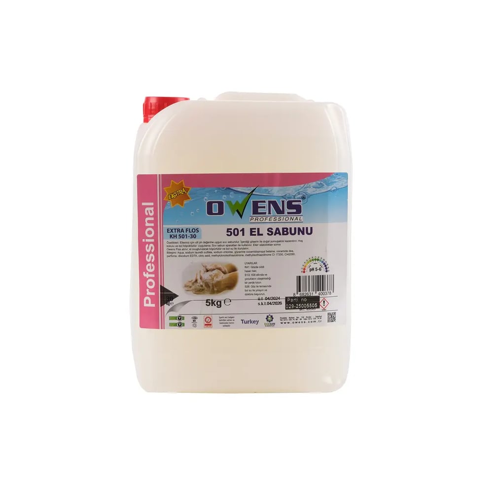 OWENS SIVI EL SABUNU 5 KG - OWENS - EDT2466 - EDT İstanbul