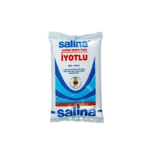 SALİNA TUZ SOFRA İYOTLU 750 GR KAYA TUZU*24 - SALİNA - EDT2560 - EDT İstanbul